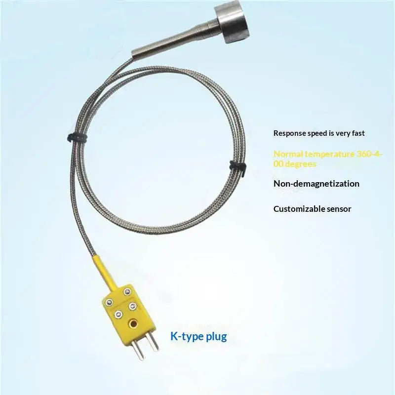 K-Type EGT Thermocouple Probe 1250°C Stainless Steel Sensor Thermocouple Probe Qme
