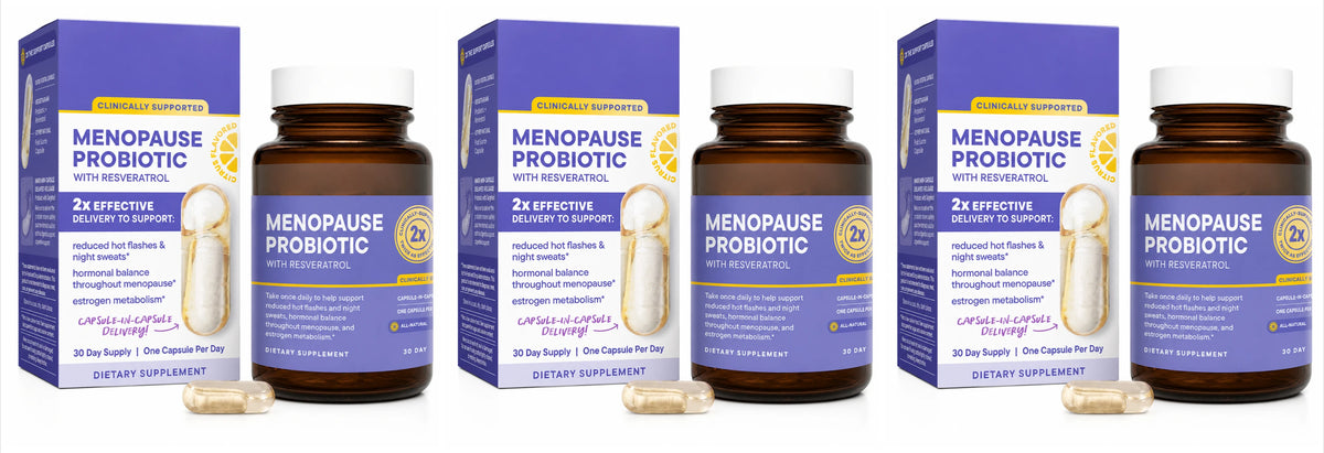 Women's Probiotic with Resveratrol & Omega – 30 Capsules Probiotic Supplement Qst 3bottles 90capsules