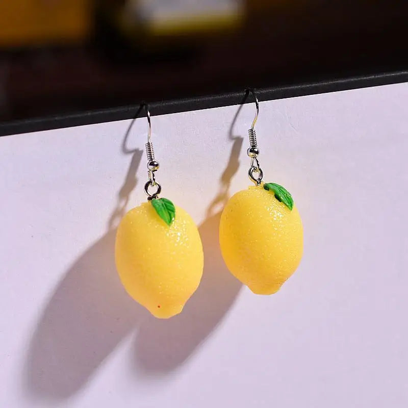 3D Fruit Stud Earrings – Cute Novelty Fashion Jewelry Novelty Stud Earrings Qme