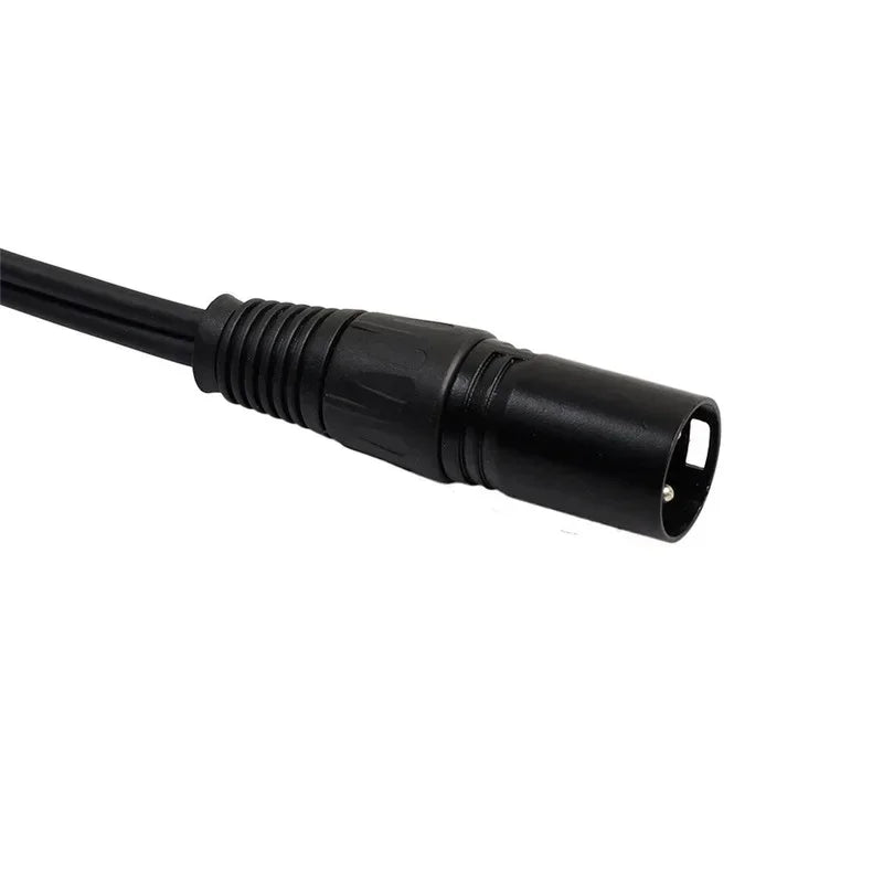 XLR Y Splitter Cable 3-Pin 1 Male to 2 Female Audio Cord XLR Splitter Cable Qme