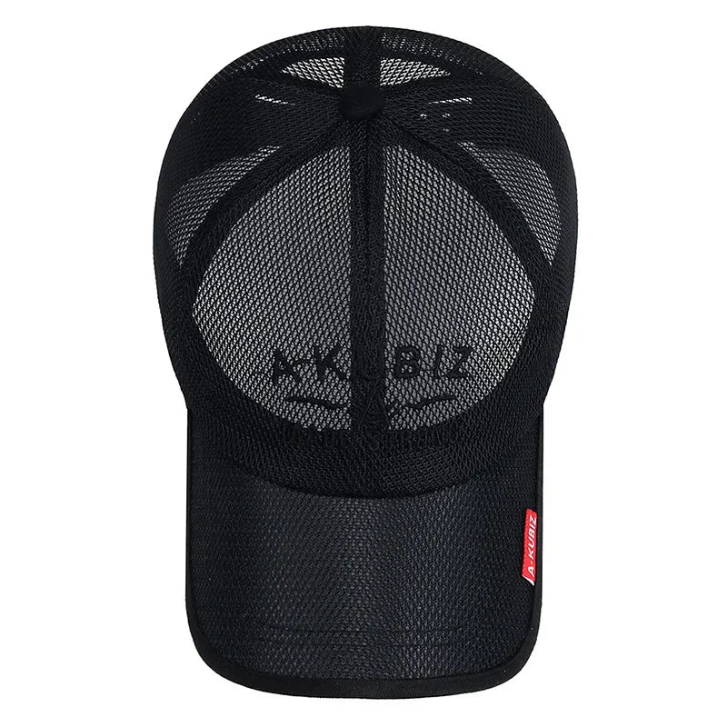 Men's Mesh Baseball Cap – Quick Dry Summer Sport Hat Mesh Baseball Cap Qme