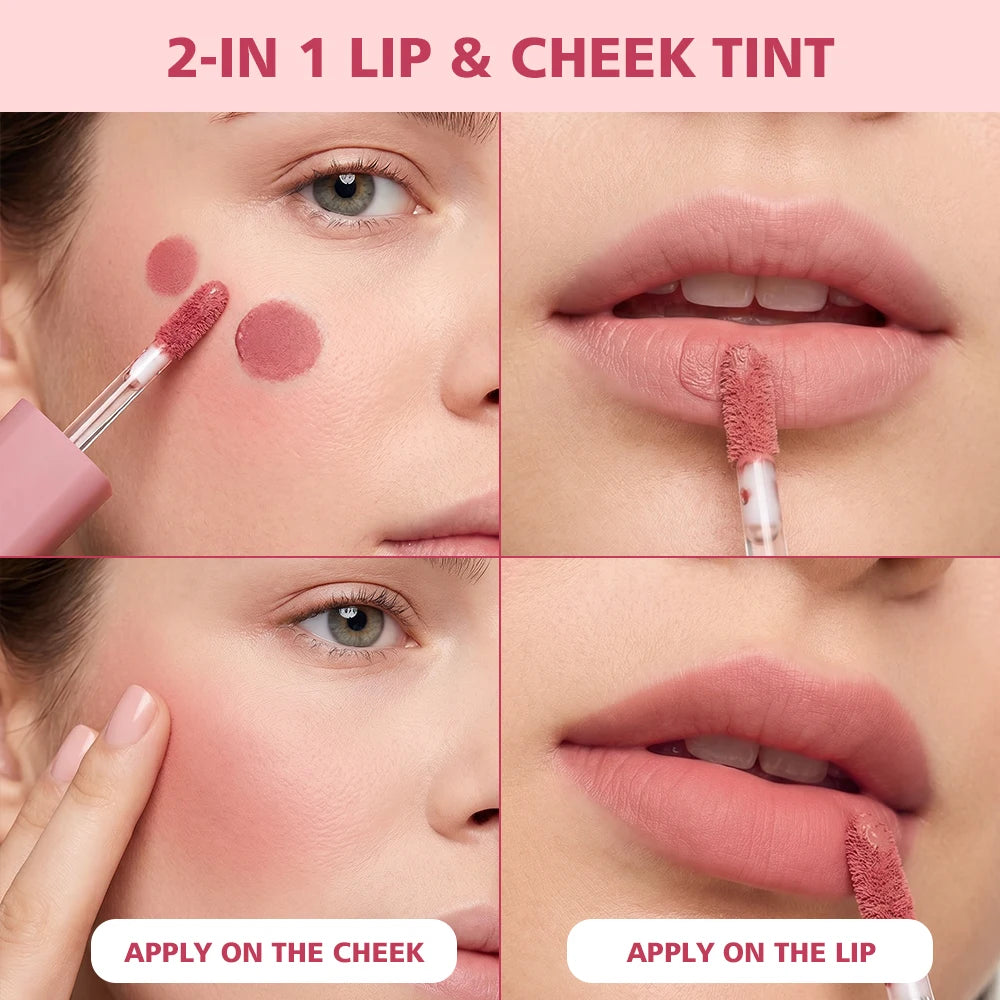 Soft Matte Velvet Liquid Lipstick – High Pigment K-Beauty Lip Glaze Liquid Lipstick Qst