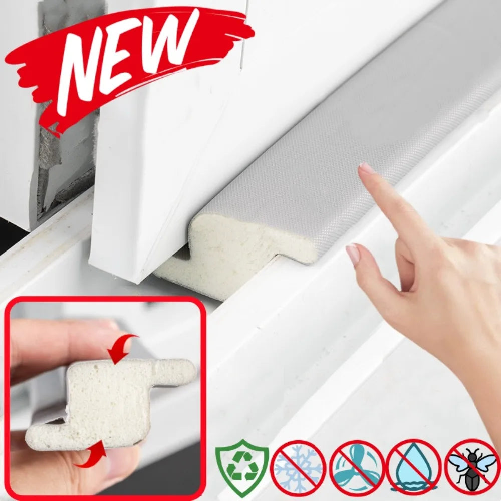 Z-Shape Window & Door Sealing Strip – Windproof & Soundproof Window Door Sealing Strip Qme
