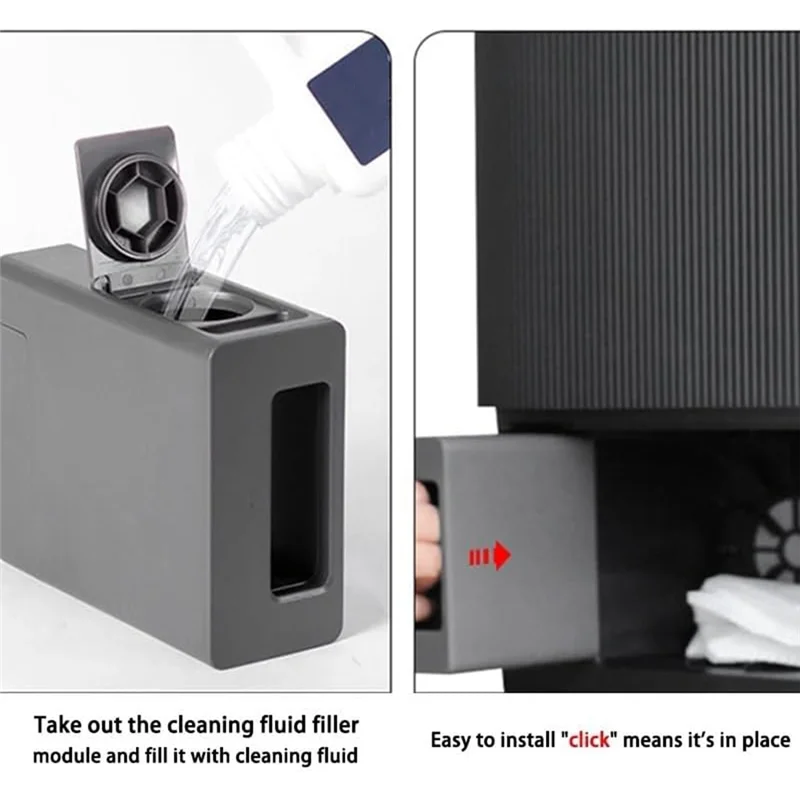 Dreame Mova P60 S50 Ultra Auto Cleaning Fluid Module Vacuum Cleaner Accessory Qme Grey