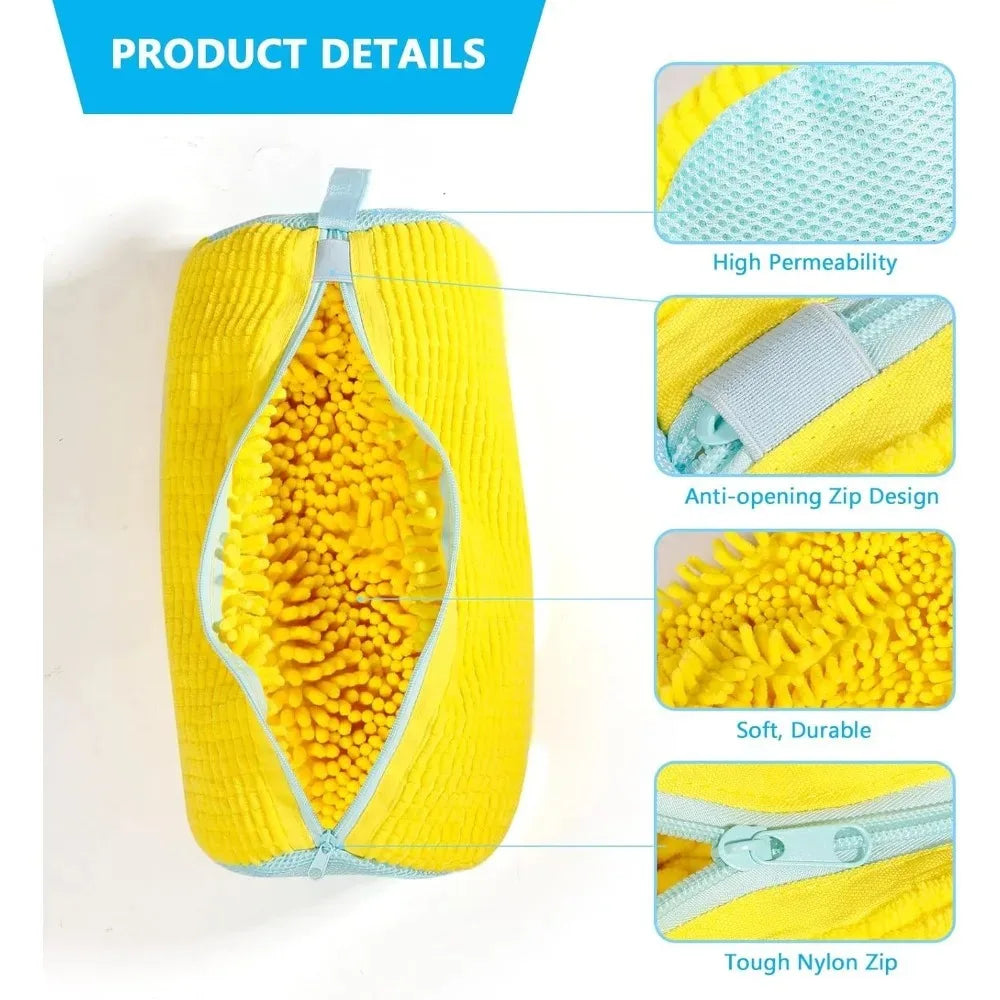 Padded Mesh Shoe Laundry Bag – Machine Wash Protector Shoe Laundry Bag Qst