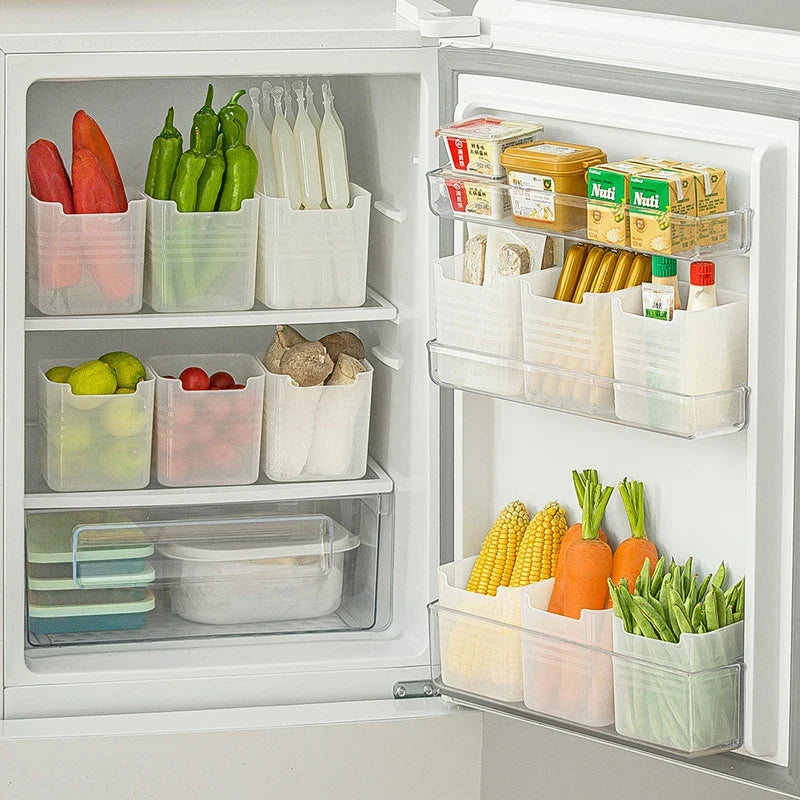 Fruit & Spice Container Box – Refrigerator Kitchen Organizer Food Storage Container Qme