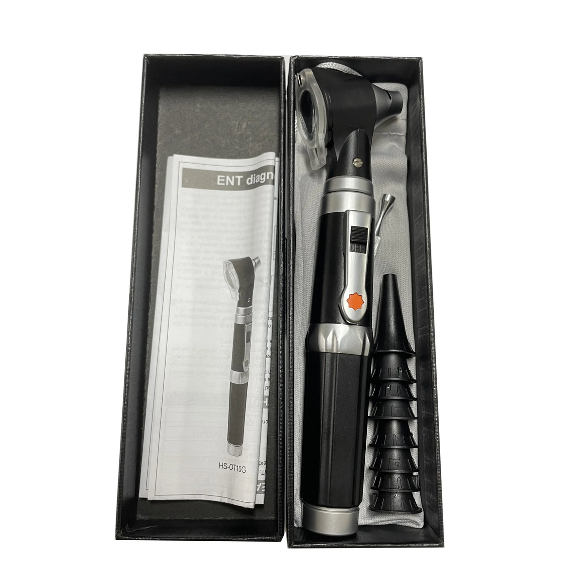 LED Otoscope & Ophthalmoscope Set – 3x Magnification Diagnostic Diagnostic Instrument Set Qst Simple Box