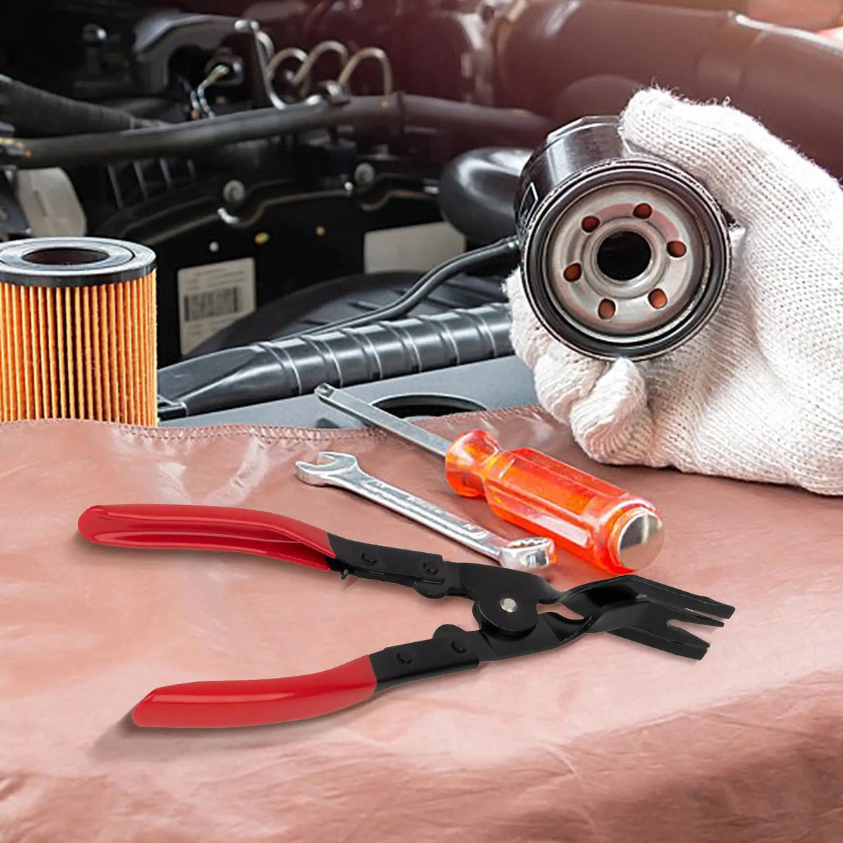 Car Trim Clip Removal Pliers | Ergonomic Fastener Tool Trim Removal Pliers Qme