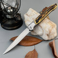 Tactical Folding Knife – Stainless Steel Blade, Pocket Clip Tactical Folding Knife Qst United States YELLOW