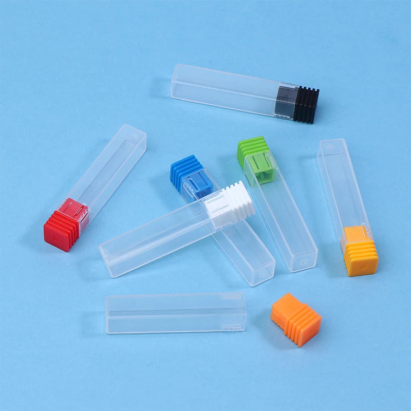 10pcs Clear Nail Drill Bit Storage Boxes – Square Organizer Set Nail Drill Bit Organizer Qst