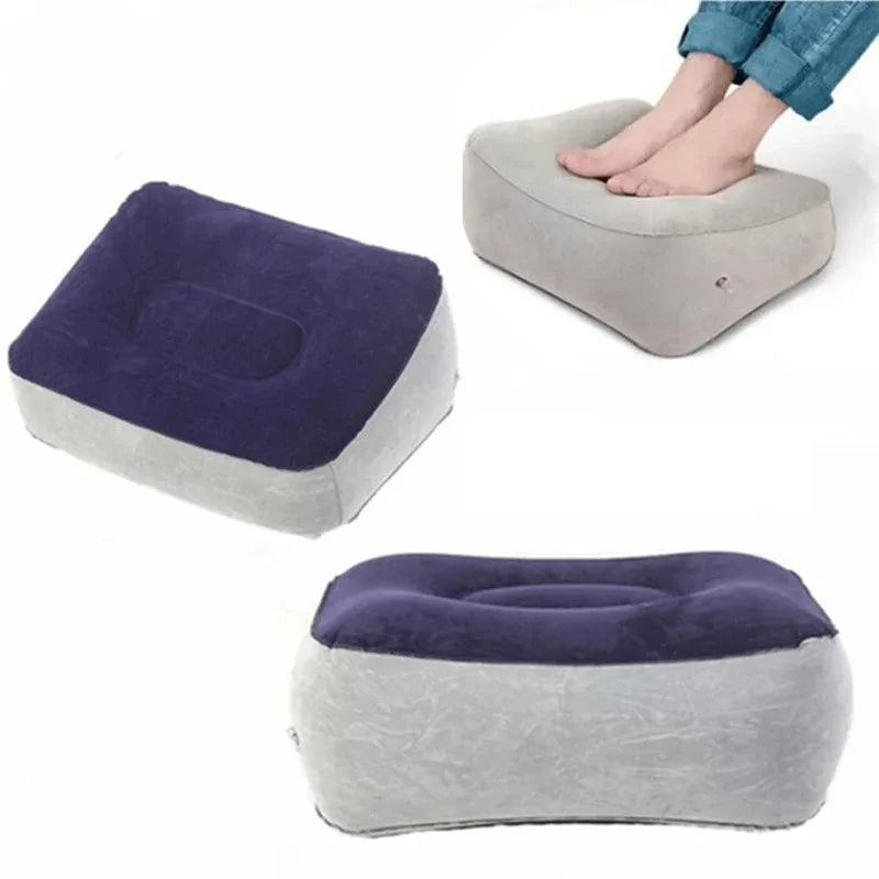 Inflatable Footrest Pillow – Travel & Office Air Cushion Inflatable Footrest Cushion Qme