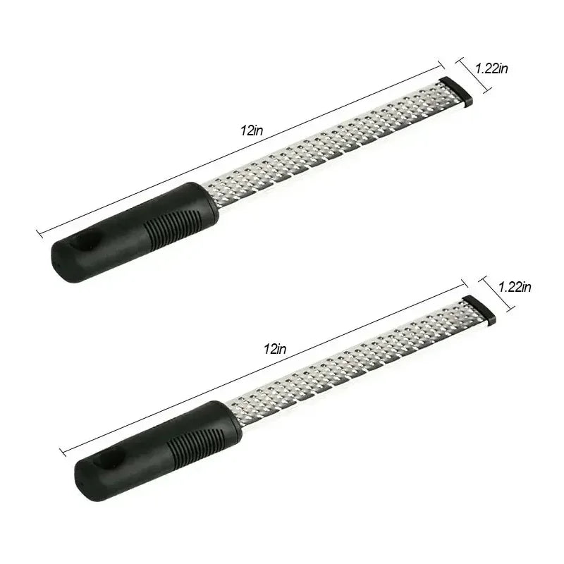 Multifunctional Stainless Steel Cheese Grater, Zester & Peeler Cheese Grater & Zester Qme 2pcs