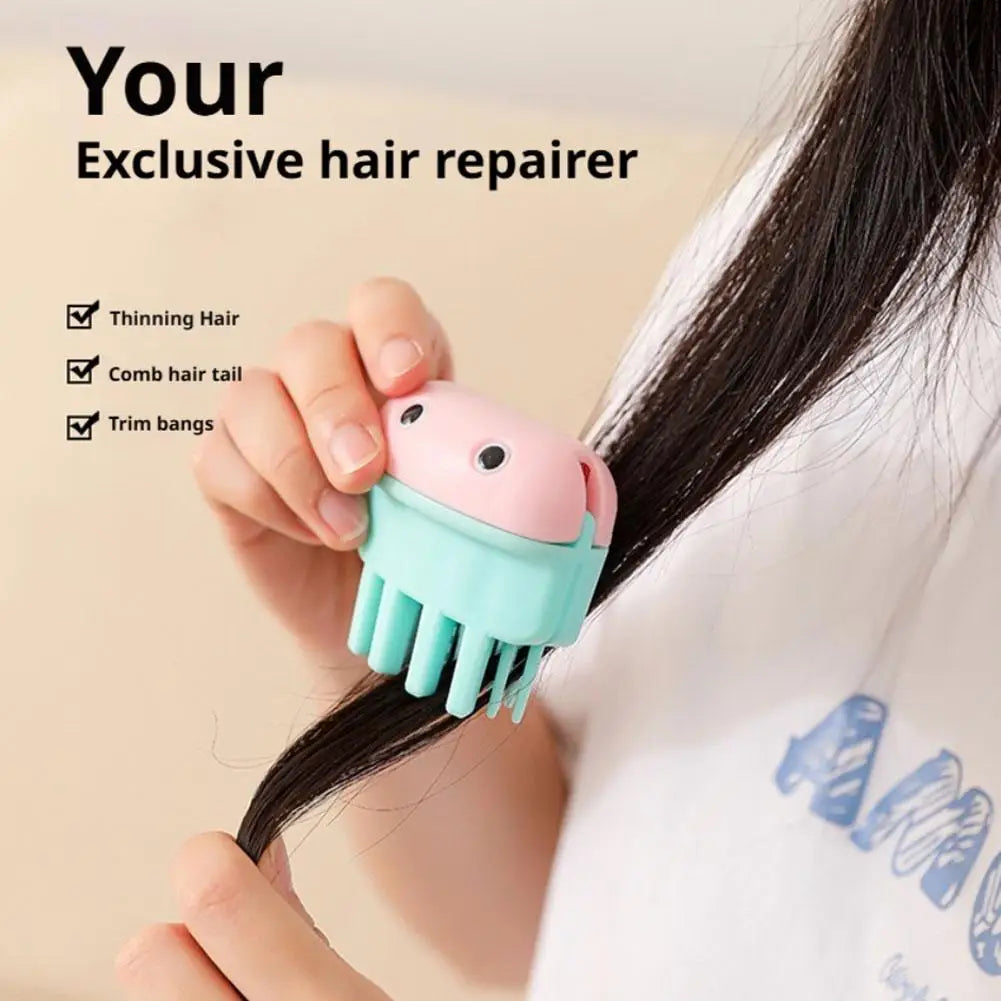 Portable Bang Trimmer Hairdressing Comb – Stainless Steel Hair Comb Trimmer Qme