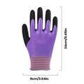 Women's Latex Protective Gloves – Kitchen, Cleaning & Garden Protective Latex Gloves Qme purple