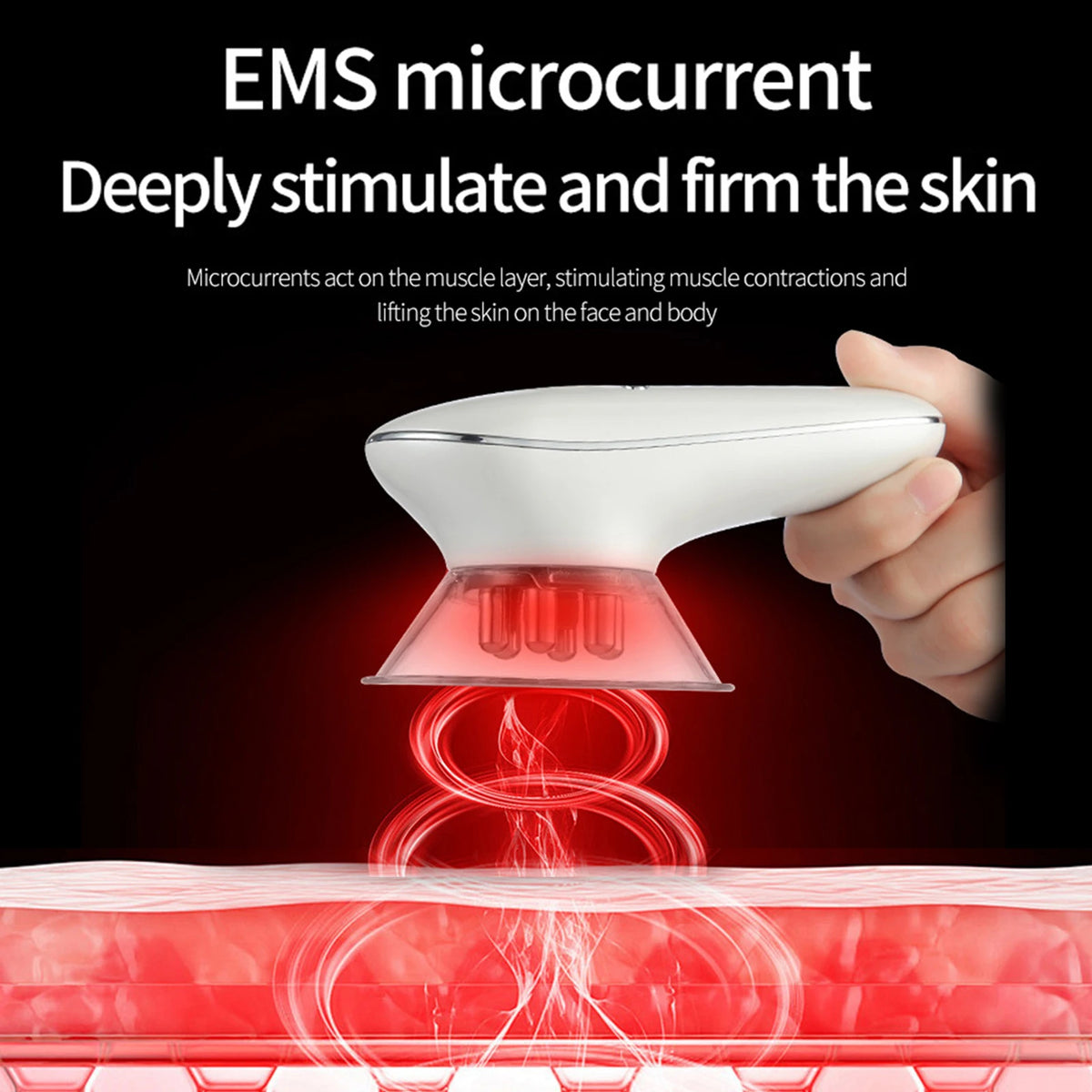 Vilnason Body Sculpting Massager – EMS, Suction & Red Light Body Sculpting Massager Qst