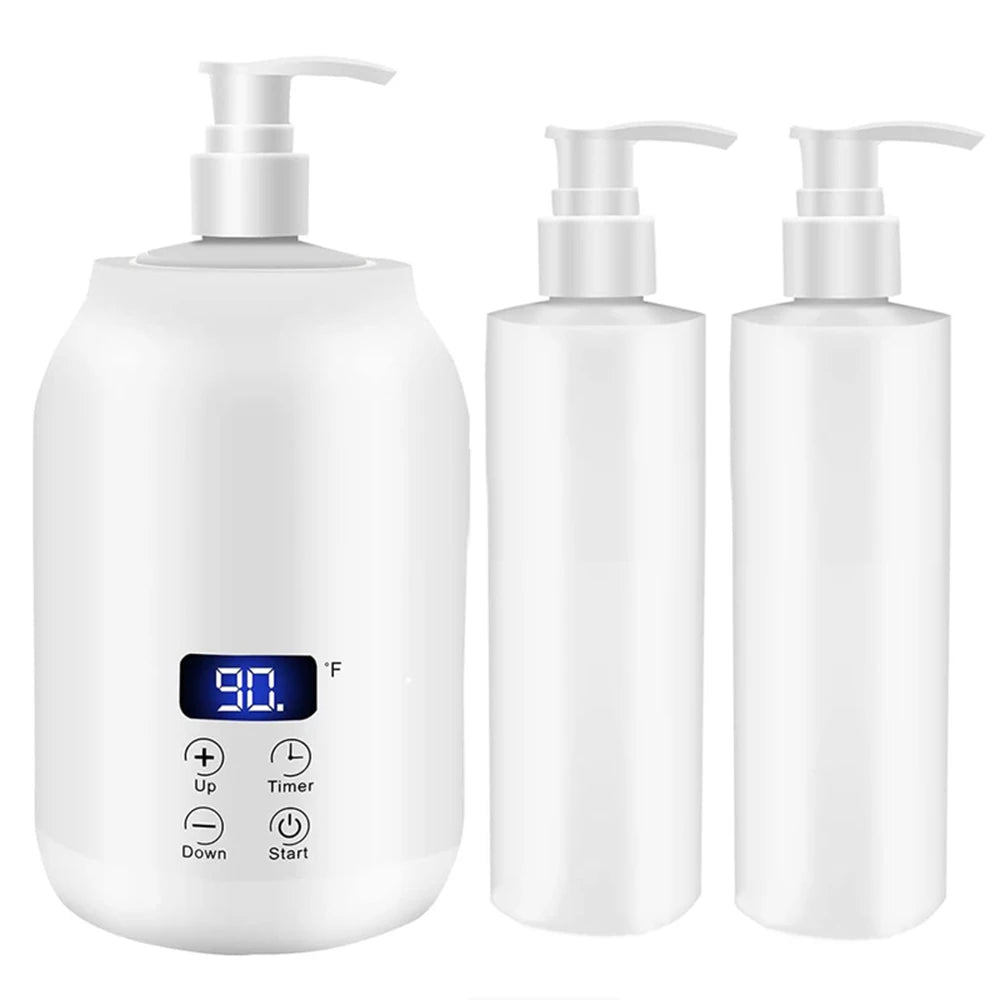 Electric Massage Oil Warmer – LED Display, 2 Bottles, 30–65°C Massage Oil Warmer Qst