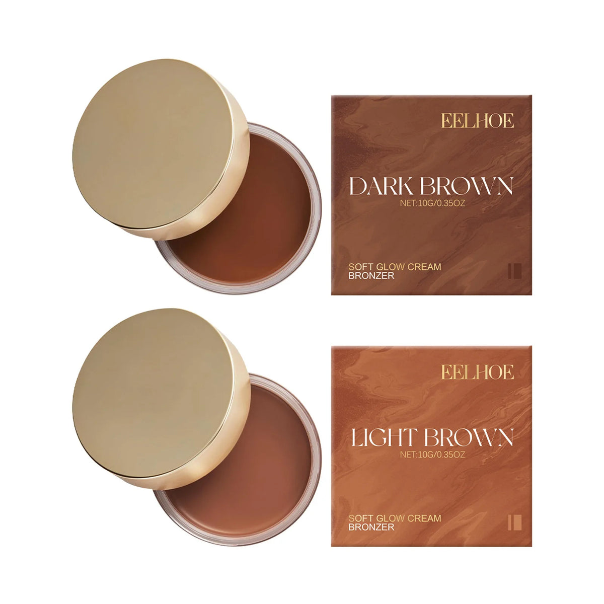 EELHOE Self-Tanning Bronzer Cream – Waterproof & Long-Lasting Self-Tanning Bronzer Qst