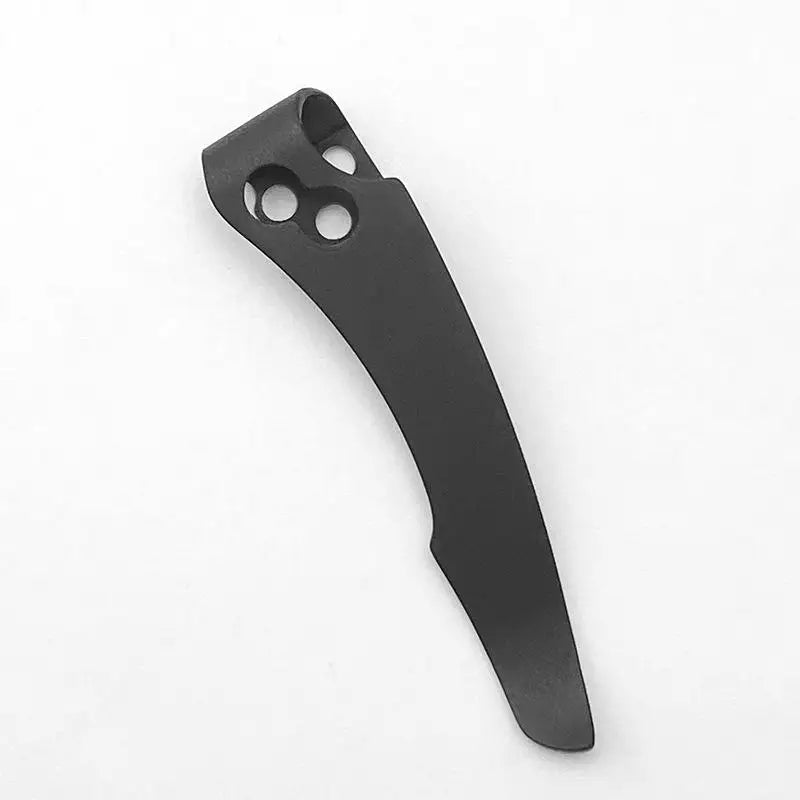 Titanium Alloy Pocket Clip for Cold Steel Recon 1 Folding Knife Knife Pocket Clip Qst black