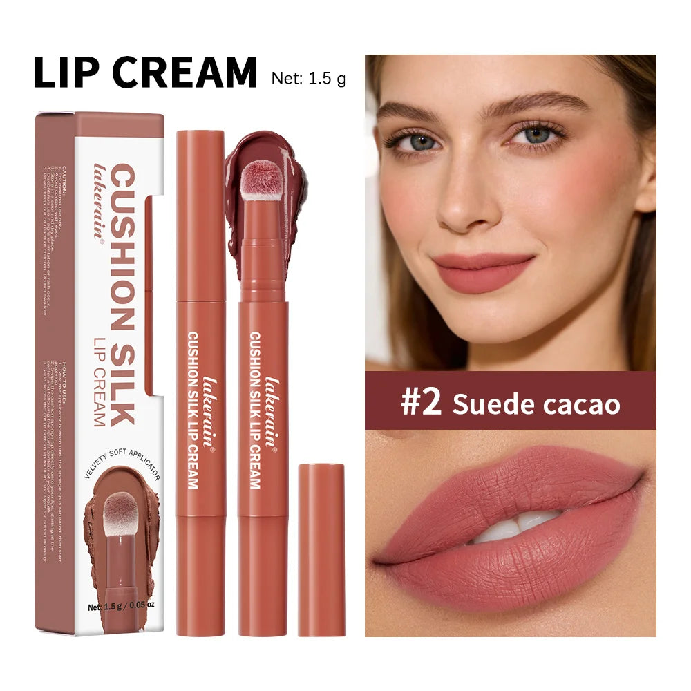 Matte Rotating Lipstick & Cheek Tint – Velvet Lip Mud Lip & Cheek Tint Qst 02