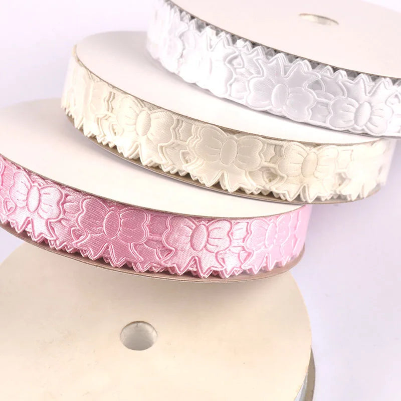 Polyester Bow Ribbons – Baby Shower, Party & DIY Crafts Craft Ribbon Set Qme