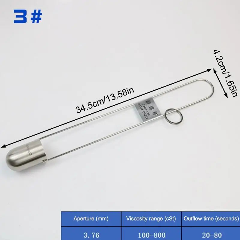 Stainless Steel Viscosity Flow Cup | Multi-Spec Viscometer Viscosity Flow Cup Qme A5