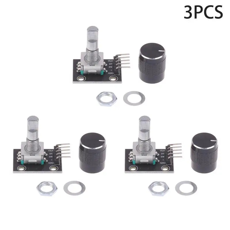 KY-040 Rotary Encoder Module 360° Push Button 20 Pulse 5V Rotary Encoder Module Qme 3Sets