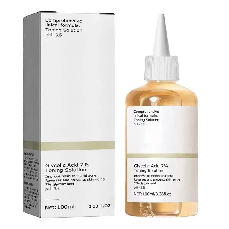 Glycolic Acid 7% Toning Solution – Lifting, Firming & Glowing Glycolic Acid Toner Qme