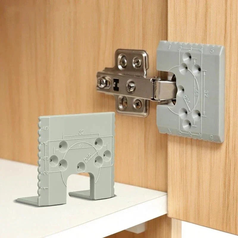 Hinge Quick Positioning Tool – Cabinet Door Installation Jig Woodworking Hinge Jig Qme