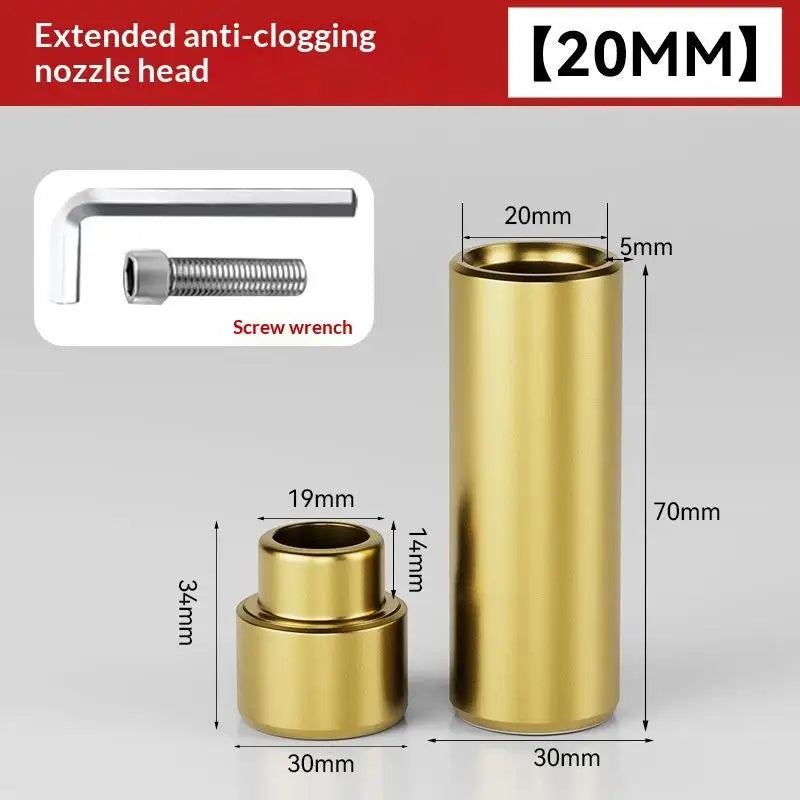 PPR Pipe Extended Long Melt Head Stainless Steel Die 70mm Pipe Welding Die Head Qme 20mm