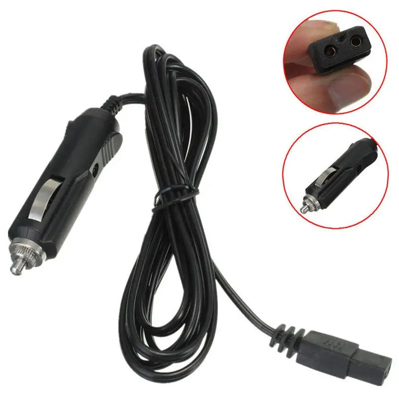 Car Refrigerator Power Cord 12V/24V DC Cigarette Lighter Cable Car Power Cable Qst
