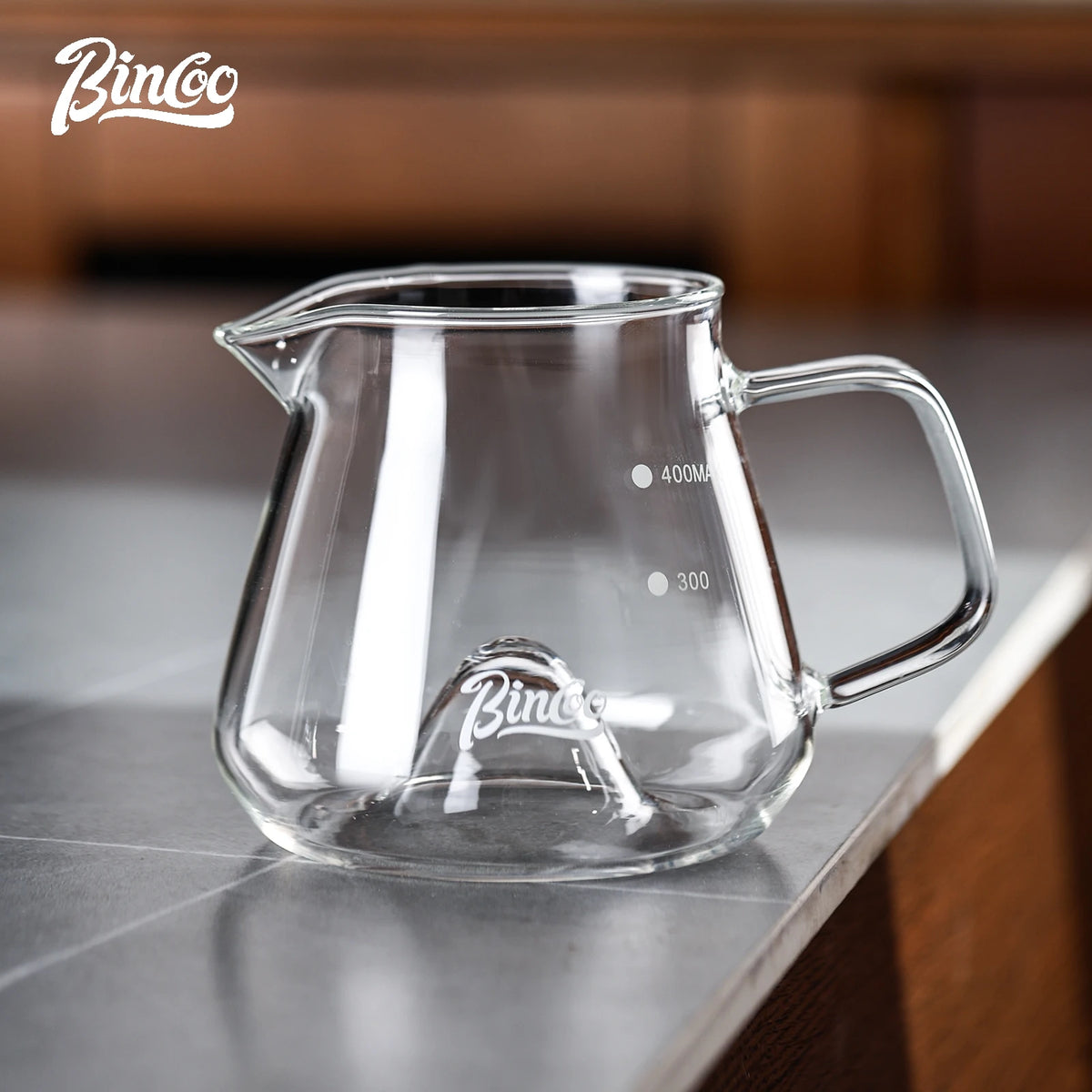 Bincoo Heat-Resistant Glass Coffee Server Large Carafe Glass Coffee Carafe Qst