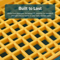 Double-Layer Fruit & Vegetable Drain Basket | Plastic Green Yellow Produce Drain Basket Qme Default Title