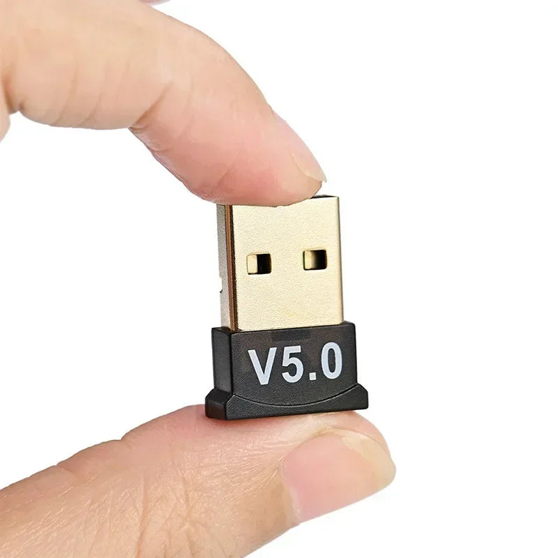 USB Bluetooth 5.0 Adapter Dongle – PC, Laptop, Mouse & Speaker Bluetooth USB Adapter Qme
