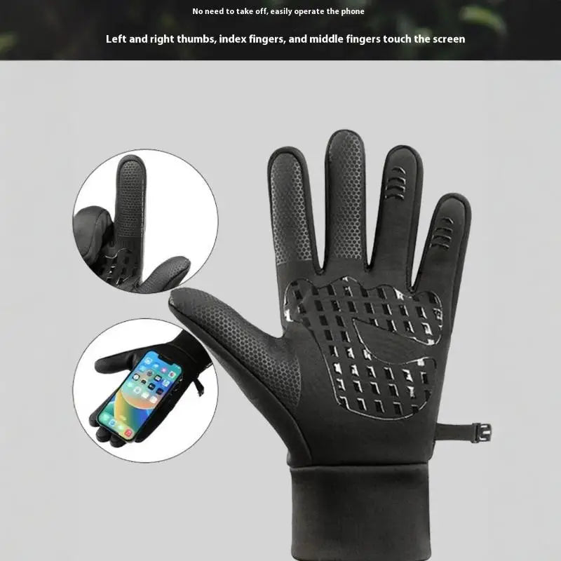 Waterproof Thermal Winter Gloves Men Women | Touchscreen Winter Gloves Qme