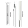 3-in-1 Earphone Cleaning Pen for AirPods & Wireless Earbuds Earphone Cleaning Tool Qst 1PC White