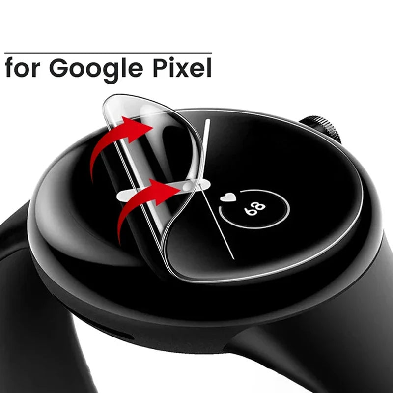 Google Pixel Watch 3 Hydrogel Screen Protector Anti-Scratch TPU Watch Screen Protector Qme 2PCS ForPixel watch3 41mm