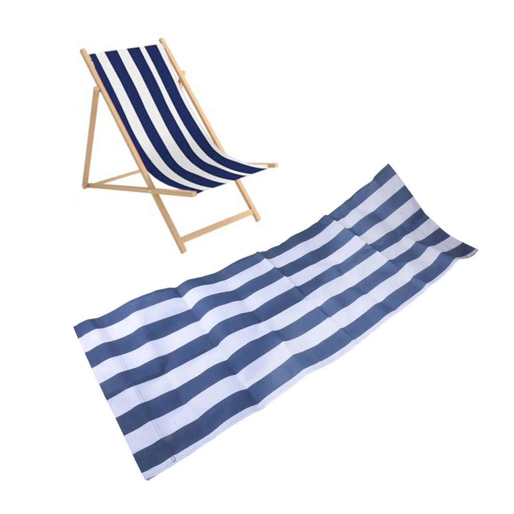 Beach Chair Replacement Fabric Cover 120x44cm | Polyester Chair Replacement Cover Qme