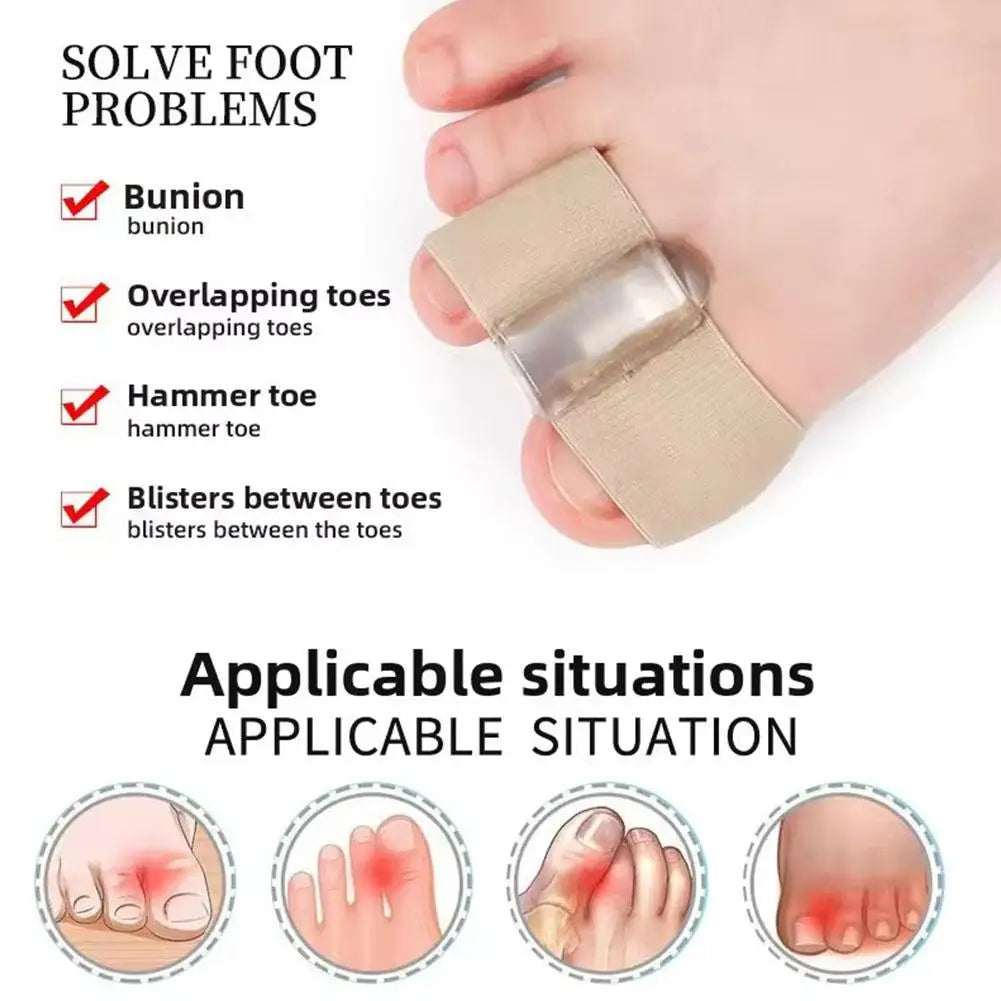 Silicone Toe Spreader & Finger Separator | Alignment Support Toe Spreader Qme