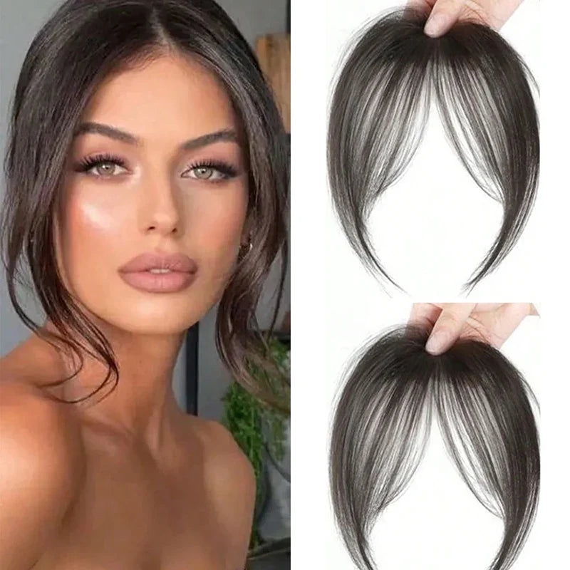 Clip-On Synthetic Fluffy Bang Hairpiece – 12 Colors Clip-On Bang Hairpiece Qme