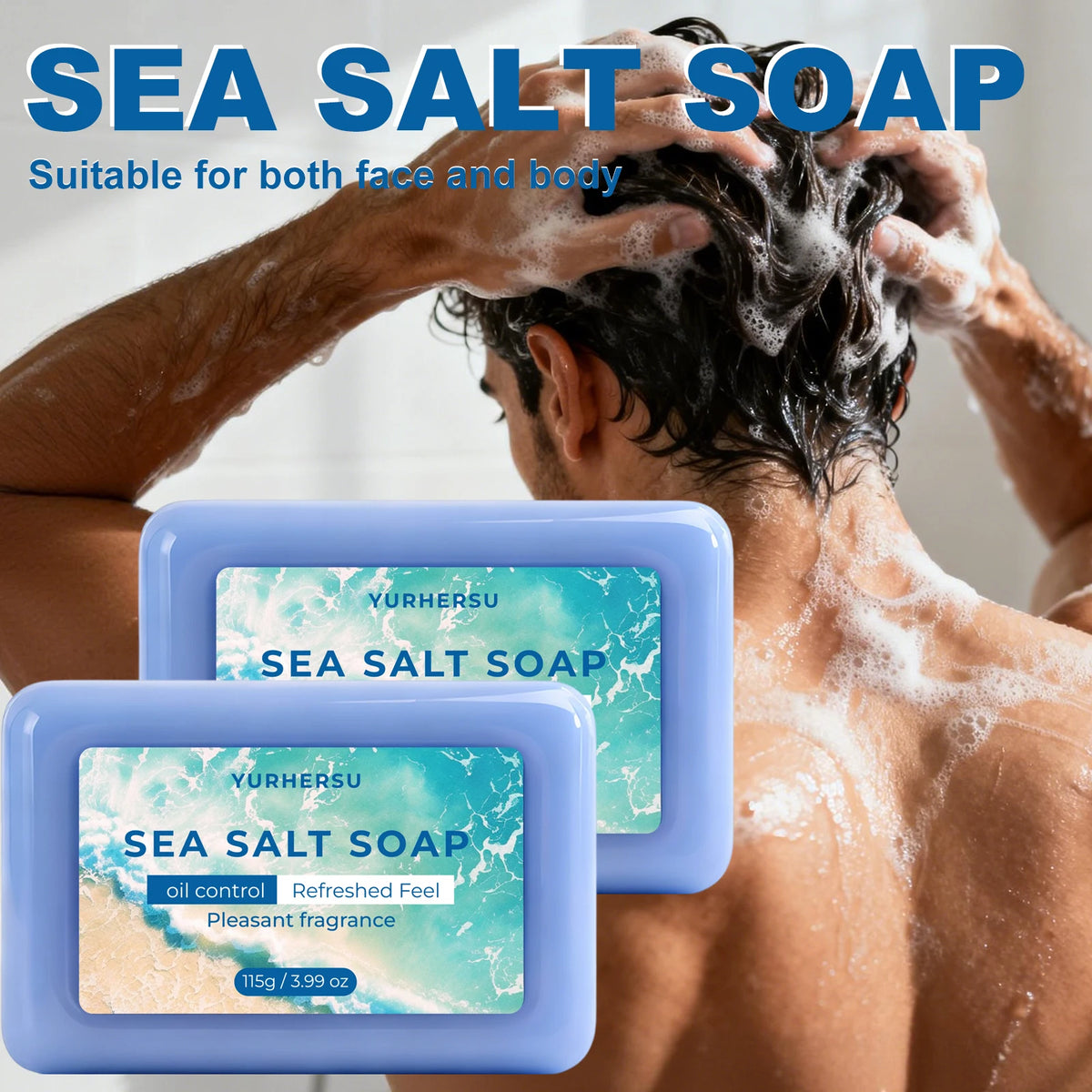 YURHERSU Sea Bird Nest Extract Soap – Hydrating Face & Body Bar Handmade Soap Bar Qst