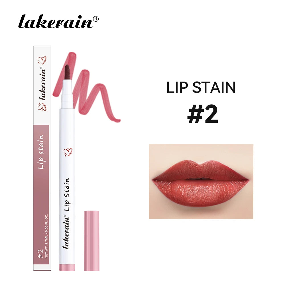 Lakerain Matte Lip Stain & Liner Pencil – 6 Colors Lip Liner Pencil Qst 2