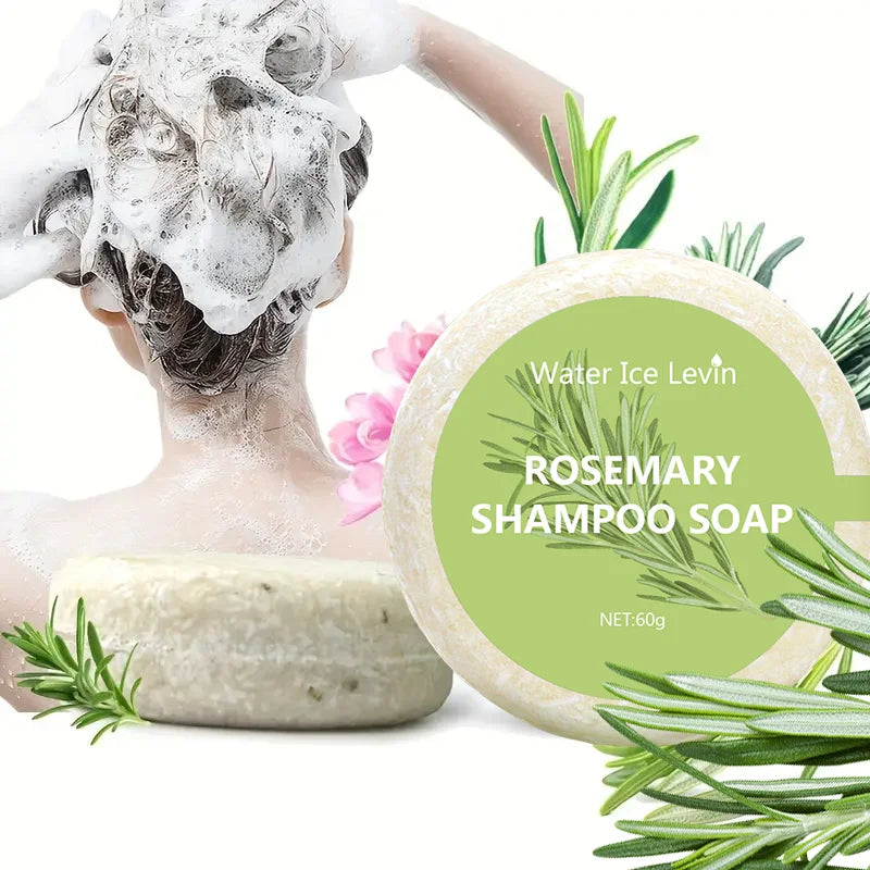 Rosemary Shampoo Bar – Moisturizing, Oil Control & Hair Growth Solid Shampoo Bar Qme