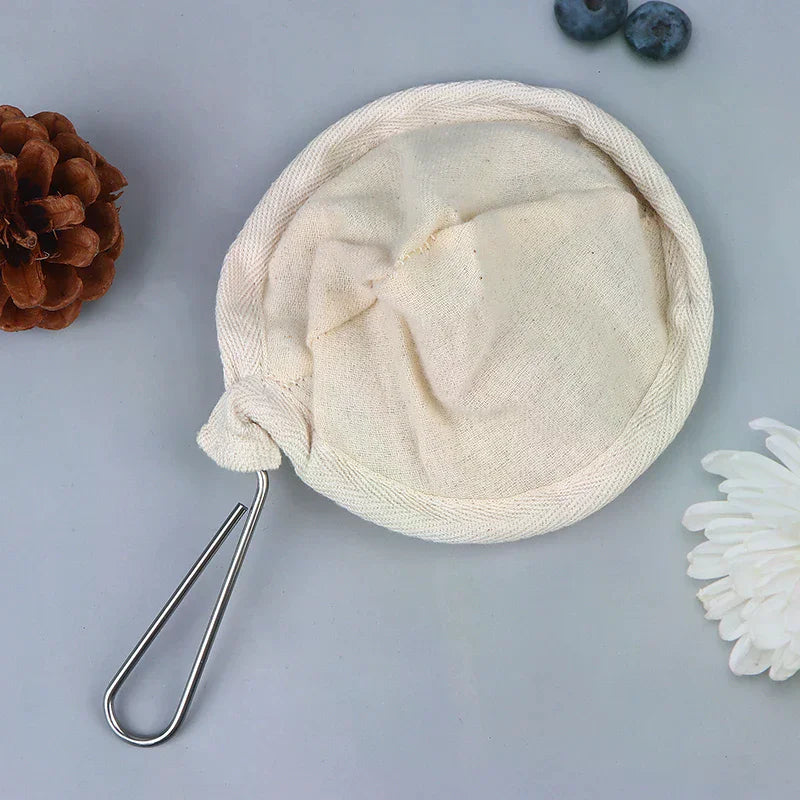 Reusable Coffee Cloth Strainer & Tea Filter Mesh Basket Coffee Tea Filter Qme