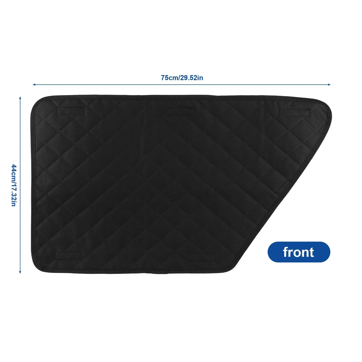 Waterproof Dog Car Door Protector 2-Pack – Washable Cover Pet Car Door Cover Qme
