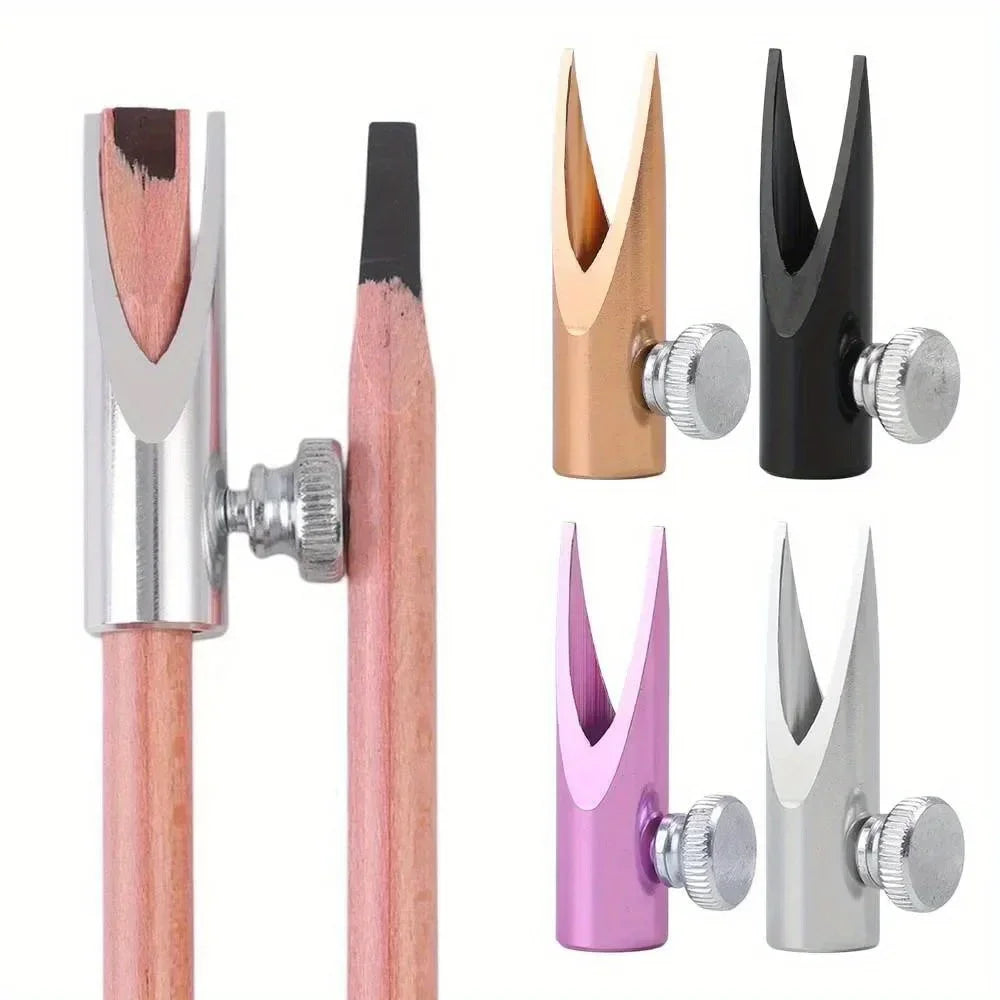 Eyebrow Pencil Sharpener – Precision Micro Tip Brow Tool Eyebrow Sharpener Tool Qme