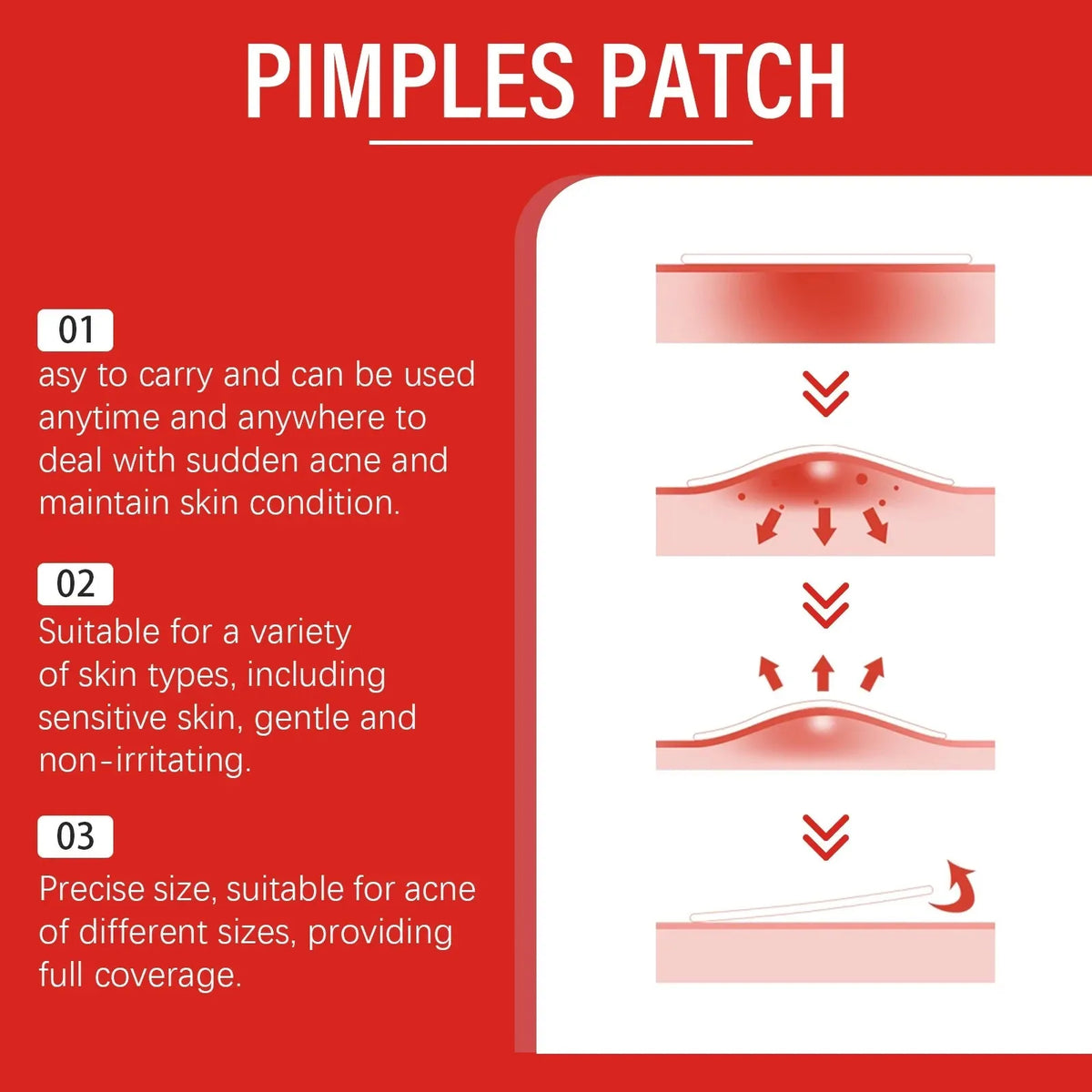 200PCS Star Hydrocolloid Pimple Patches – Colorful Acne Stickers Acne Pimple Patches Qst