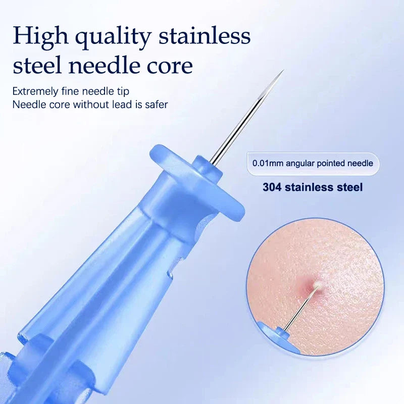 50 Disposable Precision Skincare Extraction Needles | Qme Skincare Extraction Tool Qme