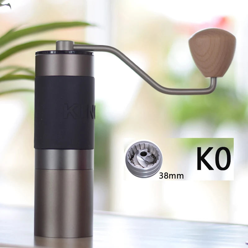Kingrinder K1/K2 Manual Coffee Grinder – 38mm & 48mm Burr Manual Coffee Grinder Qst K0 38mm