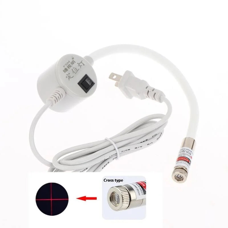 FSM Point Laser Work Light for Precision Sewing Machines Sewing Machine Accessory Qme Red cross 100mw