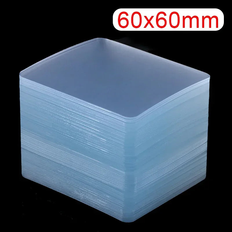 Strong Double-Sided Nano Adhesive Tape – Clear Square Wall Pads Nano Adhesive Tape Qme 60x60mm 50PCS